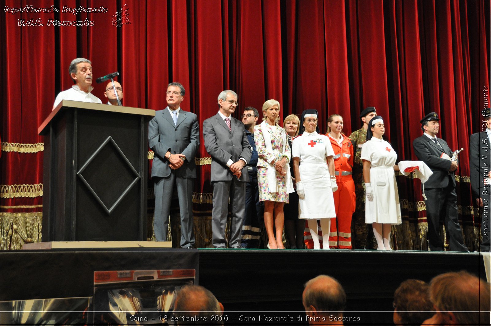 Como - 18 settembre 2010 - Gara Nazionale di Primo Soccorso -  Croce Rossa Italiana - Ispettorato Regionale Volontari del Soccorso Piemonte