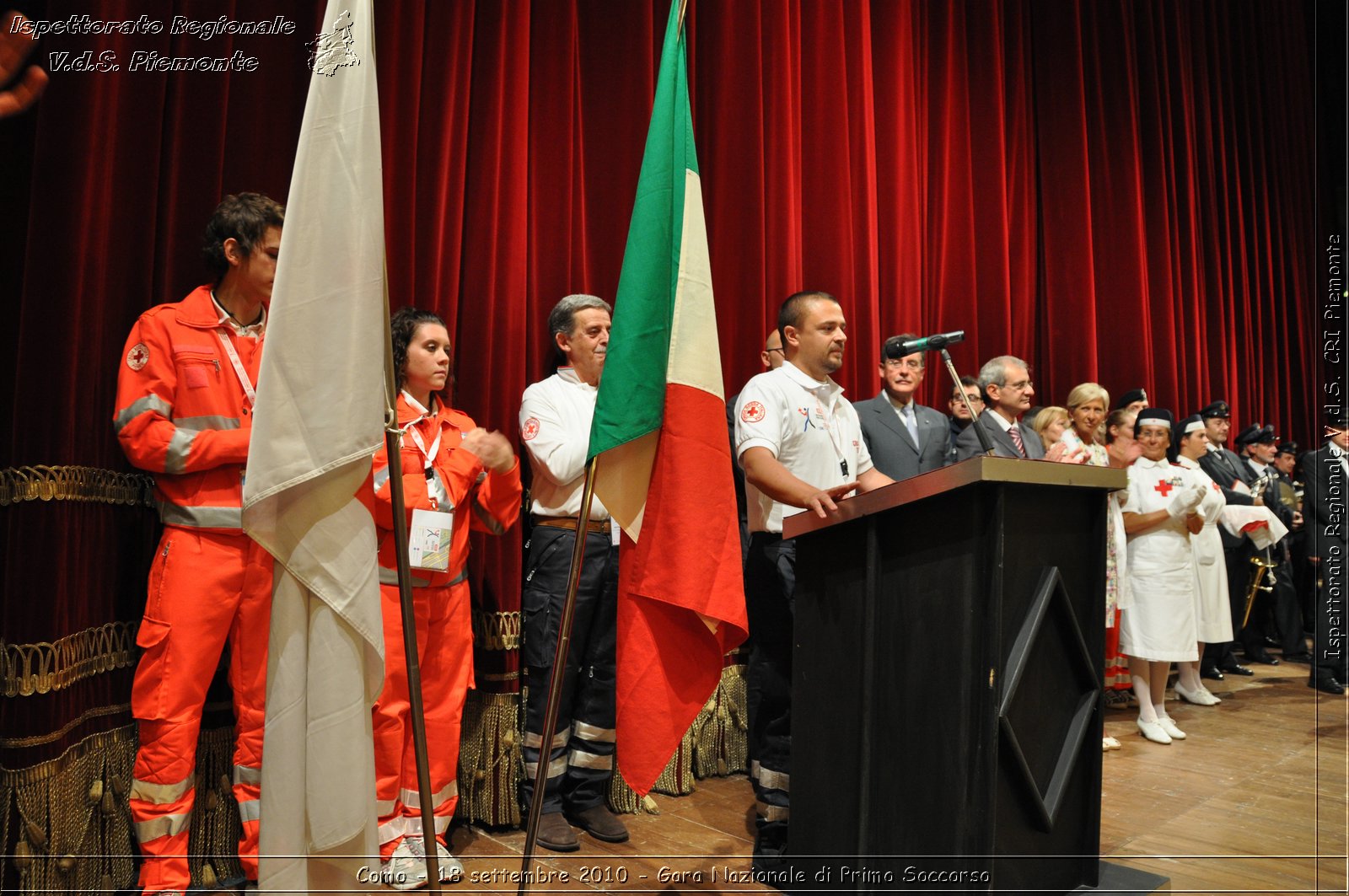 Como - 18 settembre 2010 - Gara Nazionale di Primo Soccorso -  Croce Rossa Italiana - Ispettorato Regionale Volontari del Soccorso Piemonte