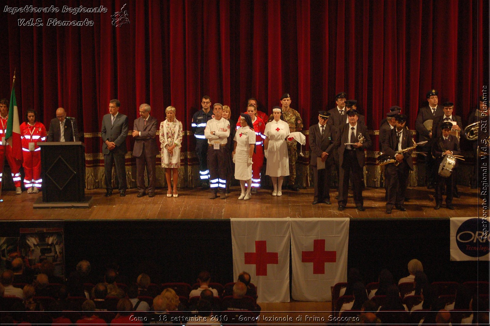 Como - 18 settembre 2010 - Gara Nazionale di Primo Soccorso -  Croce Rossa Italiana - Ispettorato Regionale Volontari del Soccorso Piemonte