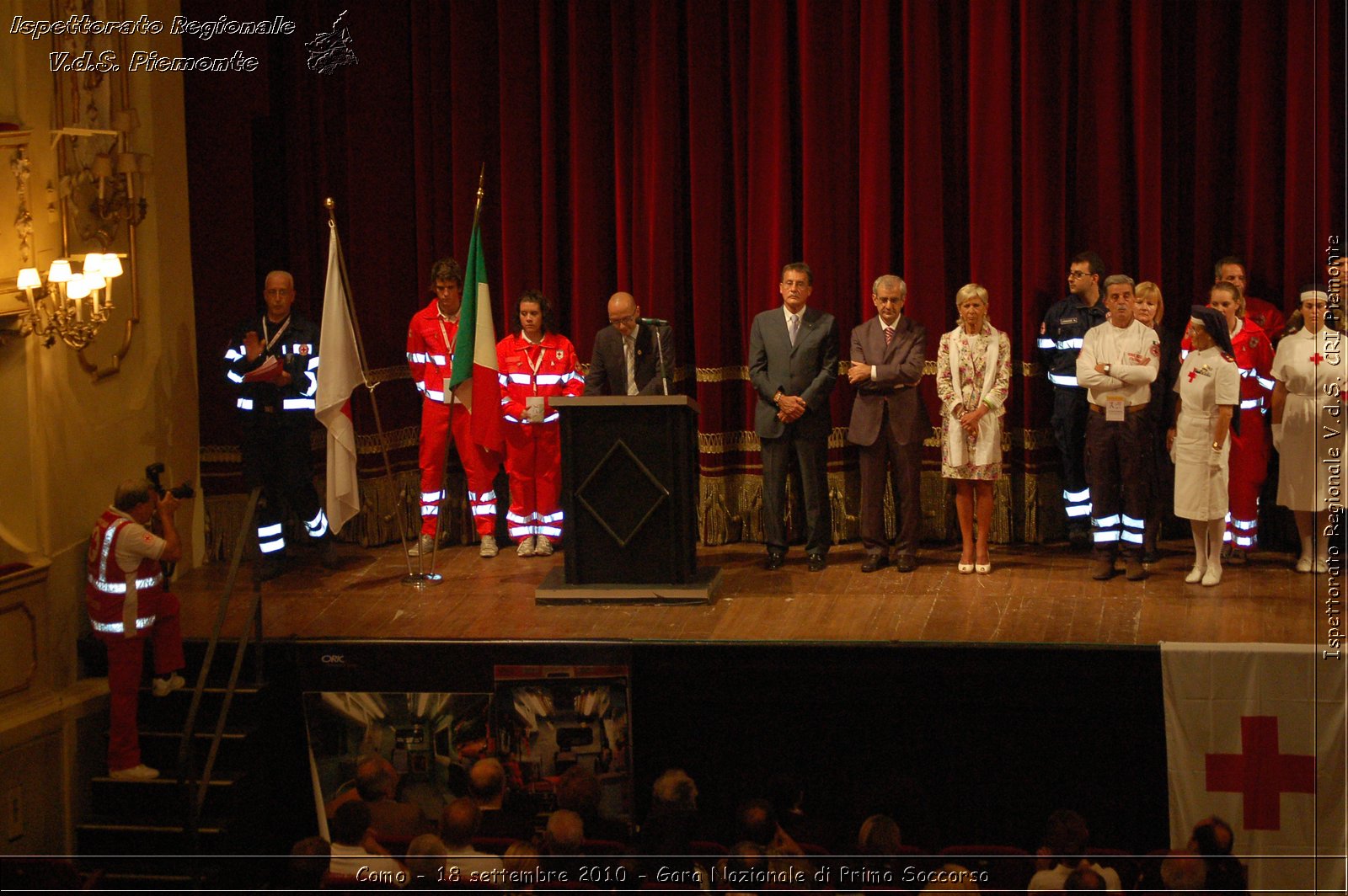 Como - 18 settembre 2010 - Gara Nazionale di Primo Soccorso -  Croce Rossa Italiana - Ispettorato Regionale Volontari del Soccorso Piemonte