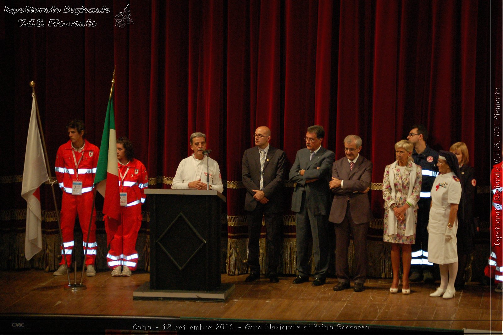 Como - 18 settembre 2010 - Gara Nazionale di Primo Soccorso -  Croce Rossa Italiana - Ispettorato Regionale Volontari del Soccorso Piemonte