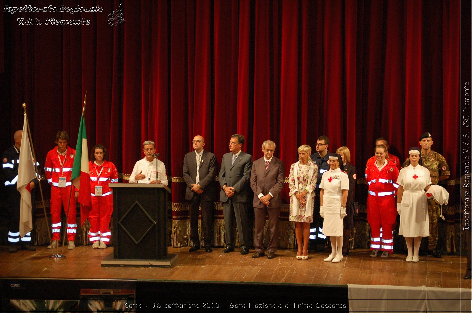 Como - 18 settembre 2010 - Gara Nazionale di Primo Soccorso -  Croce Rossa Italiana - Ispettorato Regionale Volontari del Soccorso Piemonte