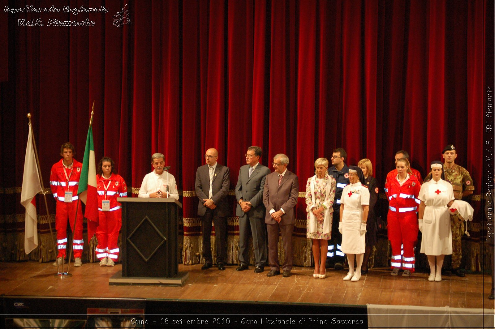 Como - 18 settembre 2010 - Gara Nazionale di Primo Soccorso -  Croce Rossa Italiana - Ispettorato Regionale Volontari del Soccorso Piemonte