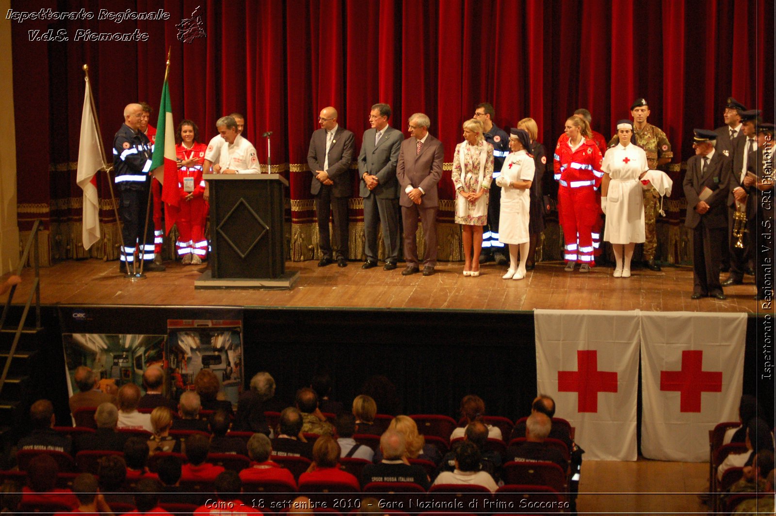 Como - 18 settembre 2010 - Gara Nazionale di Primo Soccorso -  Croce Rossa Italiana - Ispettorato Regionale Volontari del Soccorso Piemonte