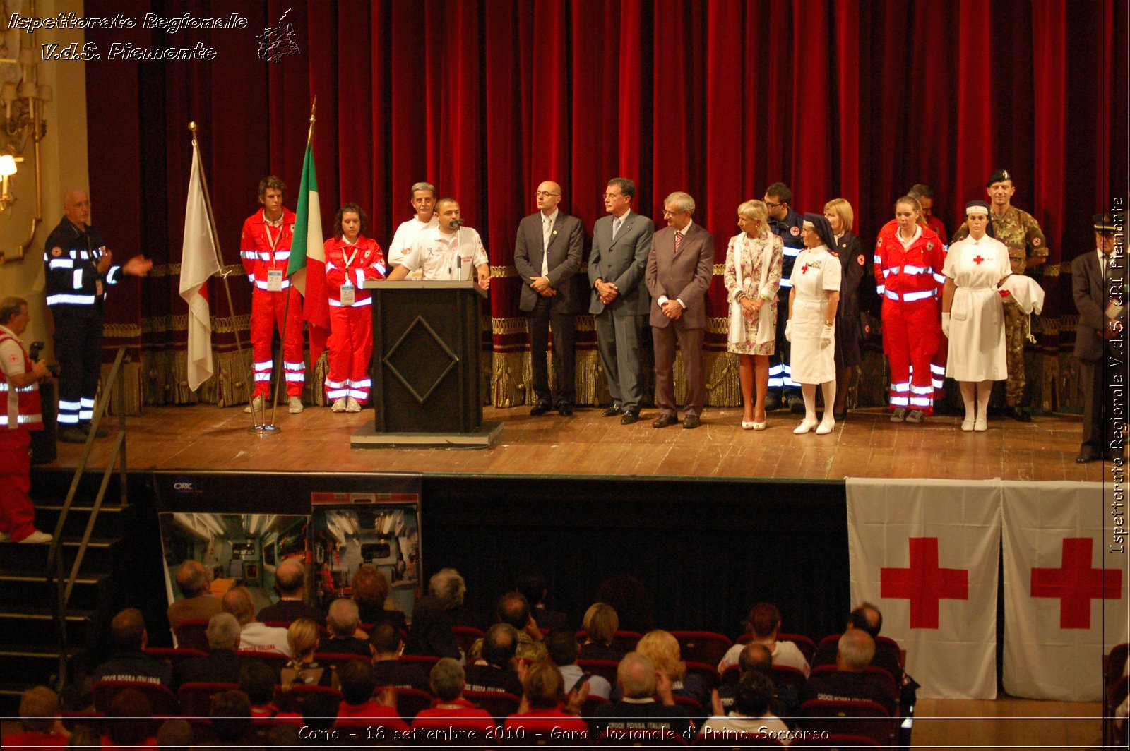 Como - 18 settembre 2010 - Gara Nazionale di Primo Soccorso -  Croce Rossa Italiana - Ispettorato Regionale Volontari del Soccorso Piemonte