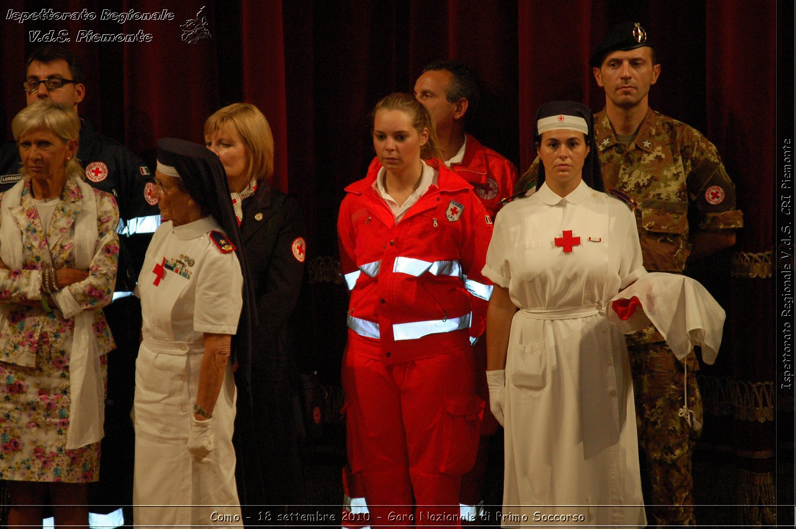 Como - 18 settembre 2010 - Gara Nazionale di Primo Soccorso -  Croce Rossa Italiana - Ispettorato Regionale Volontari del Soccorso Piemonte