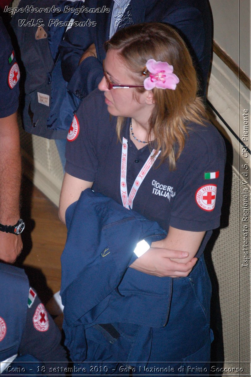 Como - 18 settembre 2010 - Gara Nazionale di Primo Soccorso -  Croce Rossa Italiana - Ispettorato Regionale Volontari del Soccorso Piemonte