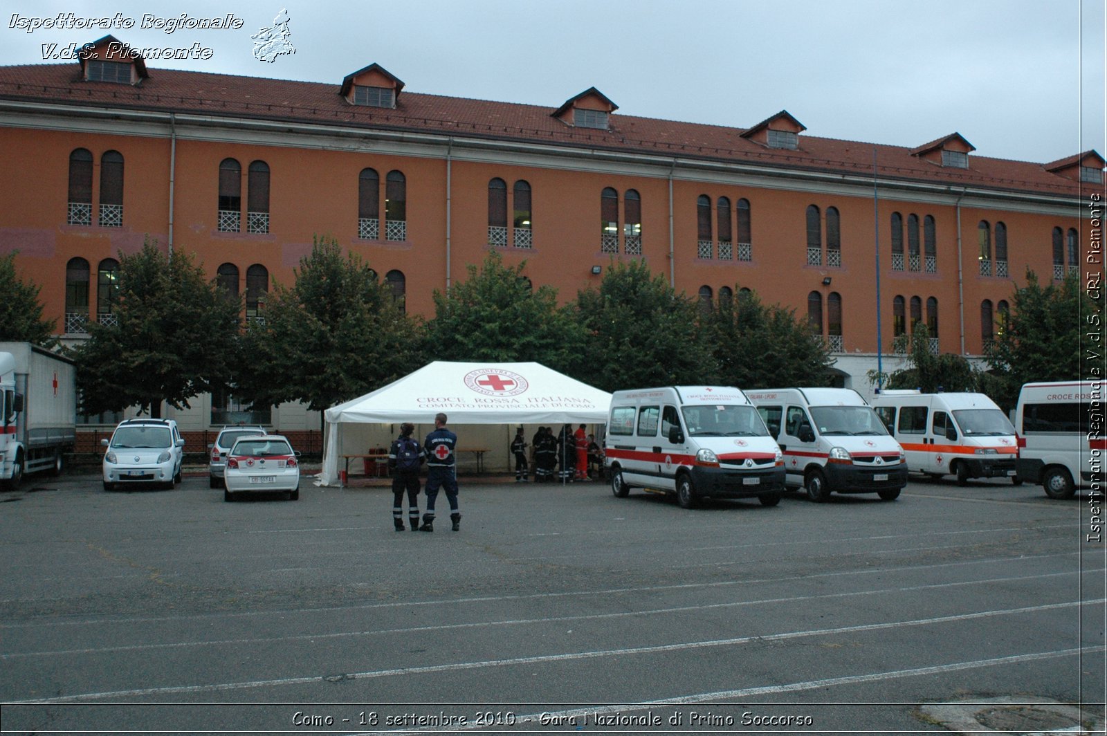 Como - 18 settembre 2010 - Gara Nazionale di Primo Soccorso -  Croce Rossa Italiana - Ispettorato Regionale Volontari del Soccorso Piemonte