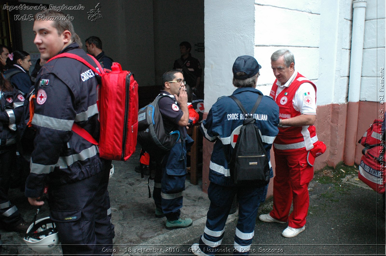 Como - 18 settembre 2010 - Gara Nazionale di Primo Soccorso -  Croce Rossa Italiana - Ispettorato Regionale Volontari del Soccorso Piemonte