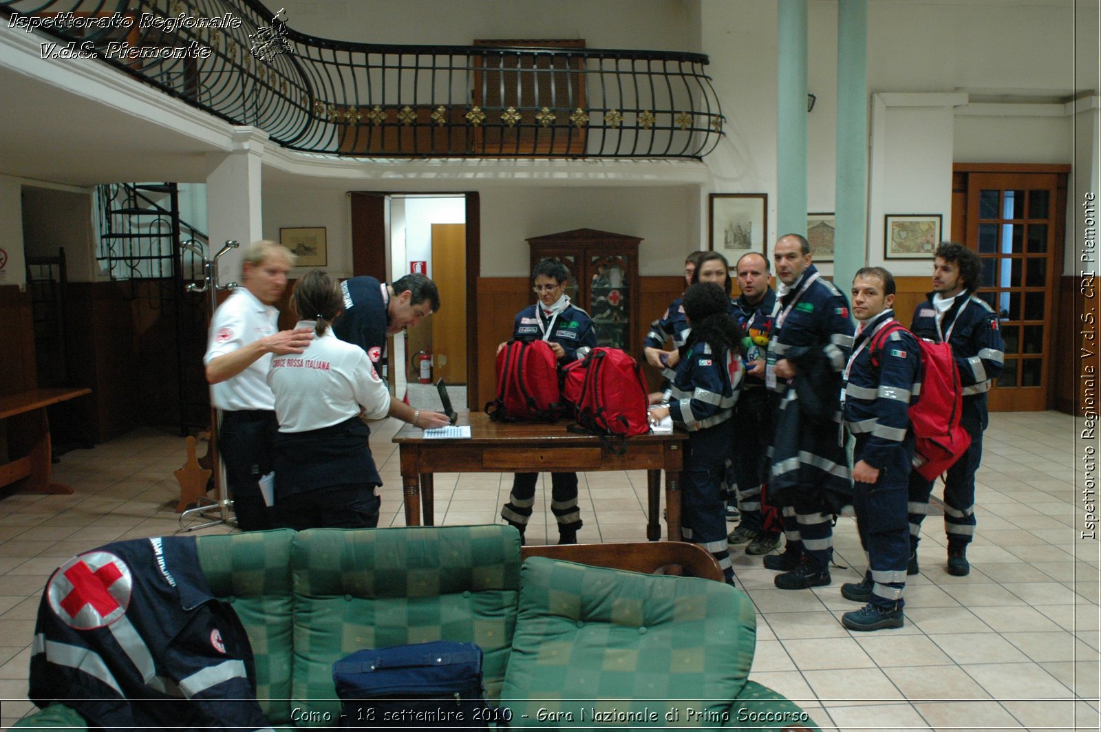 Como - 18 settembre 2010 - Gara Nazionale di Primo Soccorso -  Croce Rossa Italiana - Ispettorato Regionale Volontari del Soccorso Piemonte