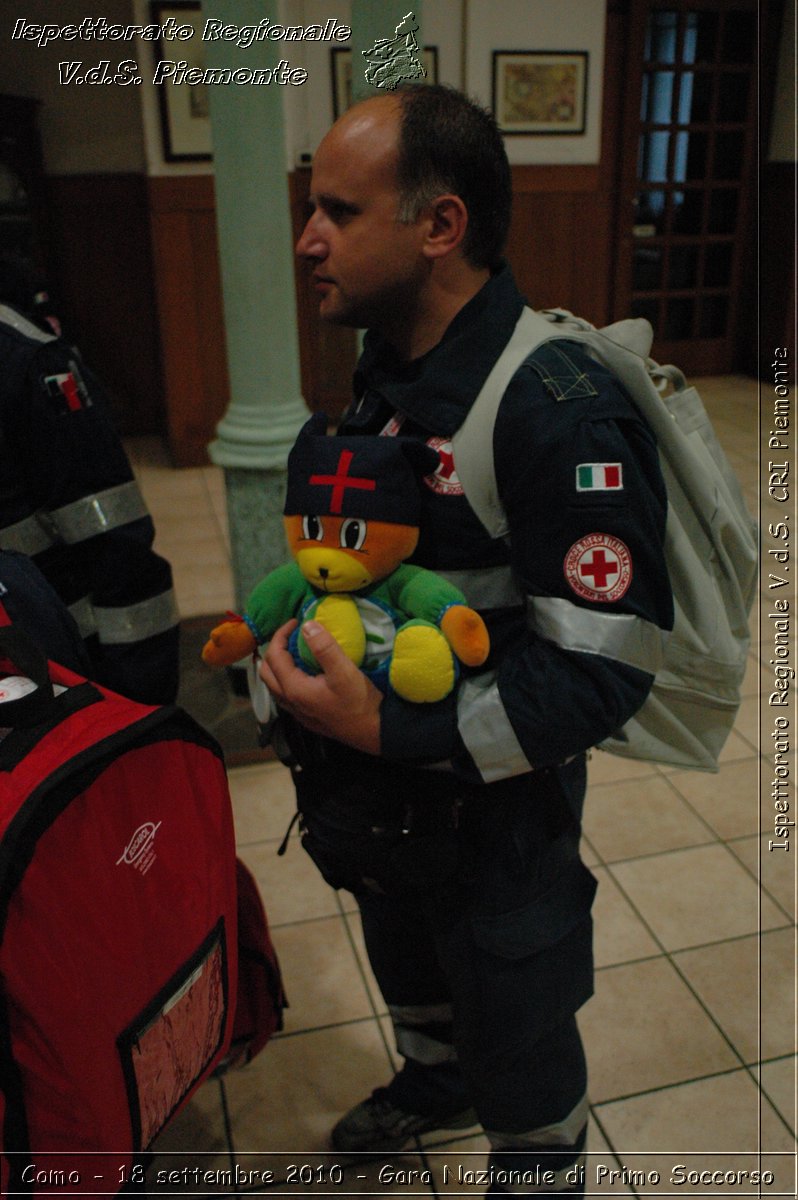 Como - 18 settembre 2010 - Gara Nazionale di Primo Soccorso -  Croce Rossa Italiana - Ispettorato Regionale Volontari del Soccorso Piemonte