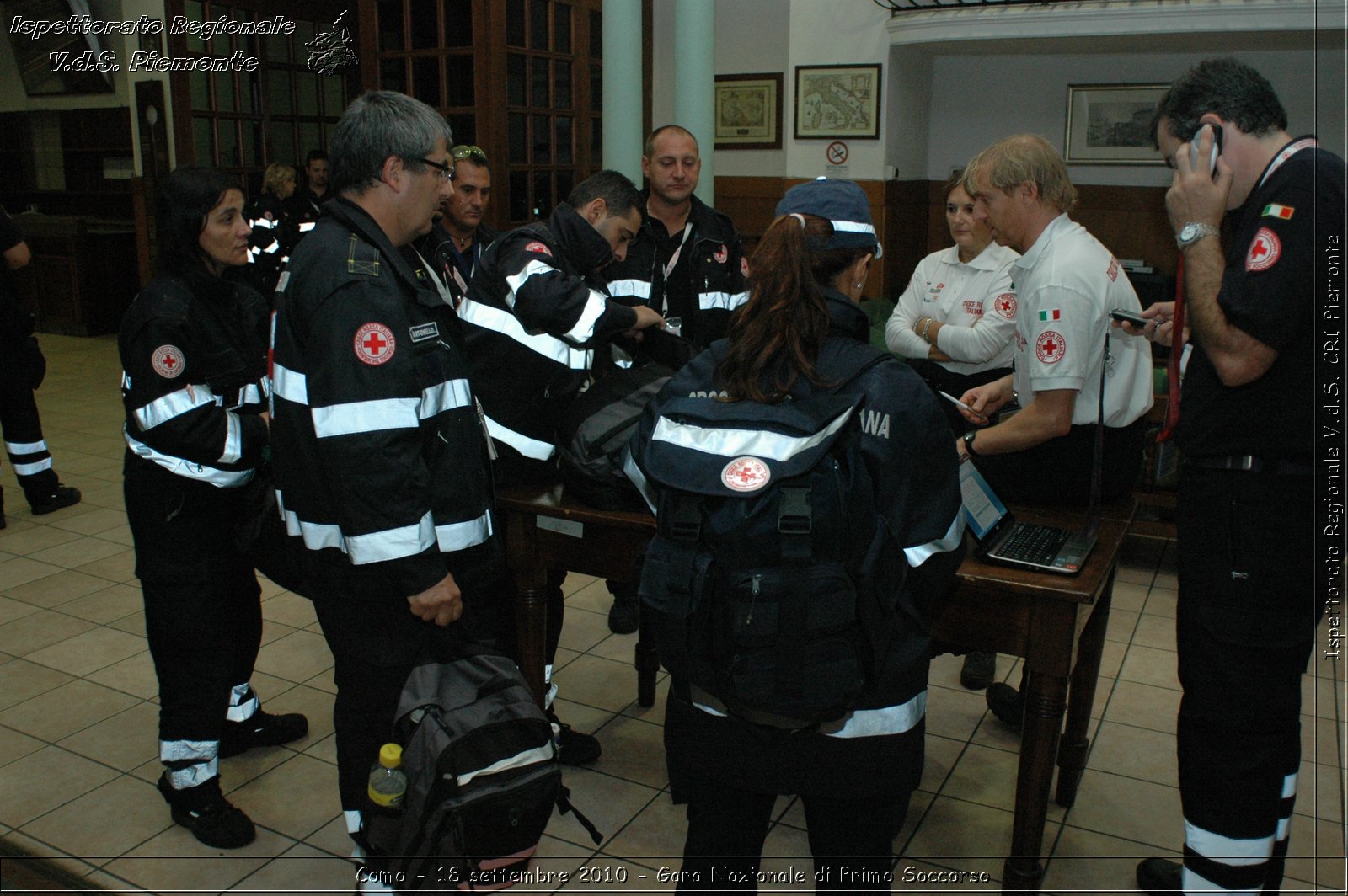 Como - 18 settembre 2010 - Gara Nazionale di Primo Soccorso -  Croce Rossa Italiana - Ispettorato Regionale Volontari del Soccorso Piemonte