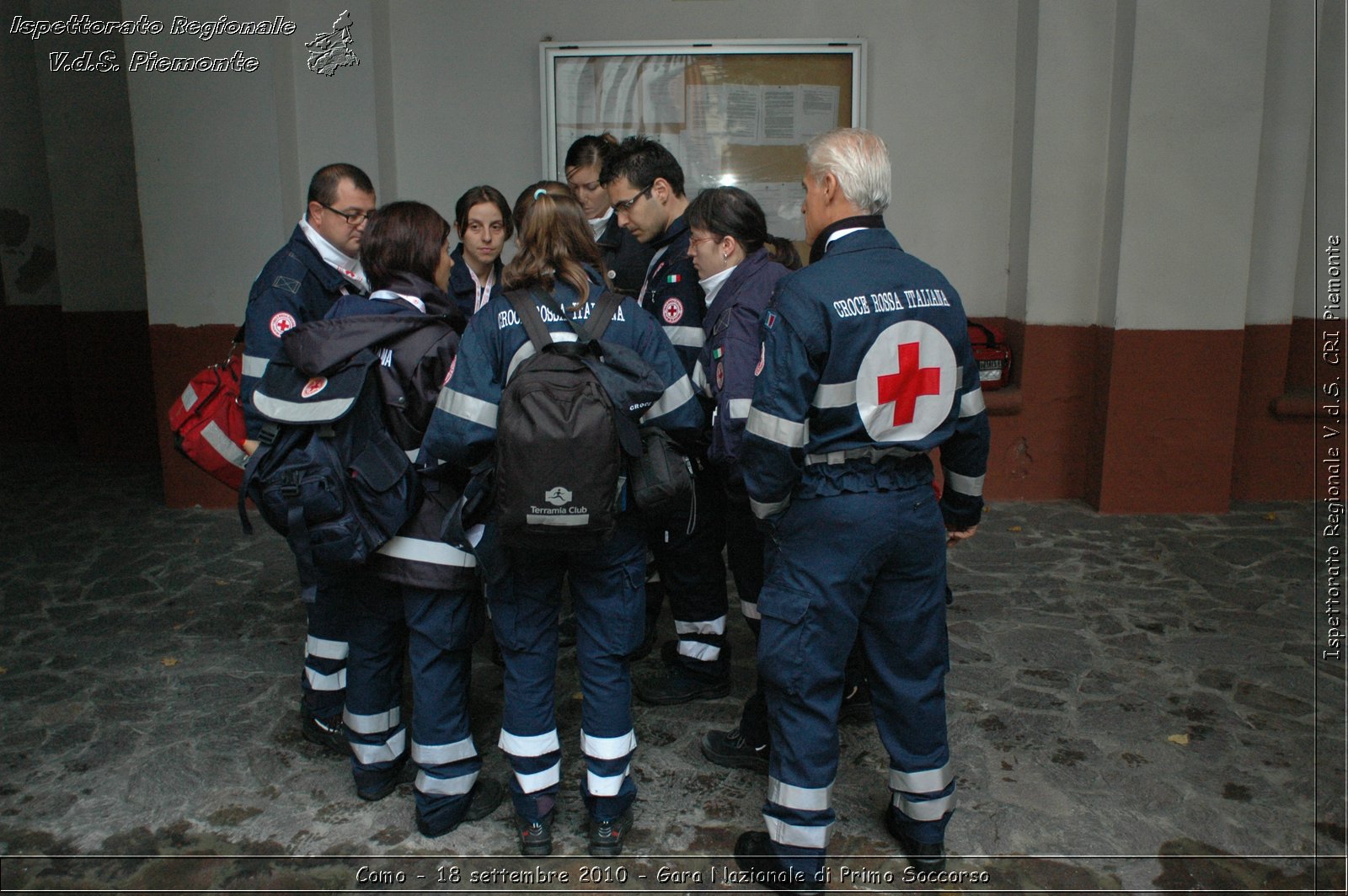 Como - 18 settembre 2010 - Gara Nazionale di Primo Soccorso -  Croce Rossa Italiana - Ispettorato Regionale Volontari del Soccorso Piemonte