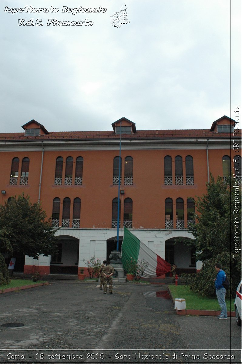 Como - 18 settembre 2010 - Gara Nazionale di Primo Soccorso -  Croce Rossa Italiana - Ispettorato Regionale Volontari del Soccorso Piemonte