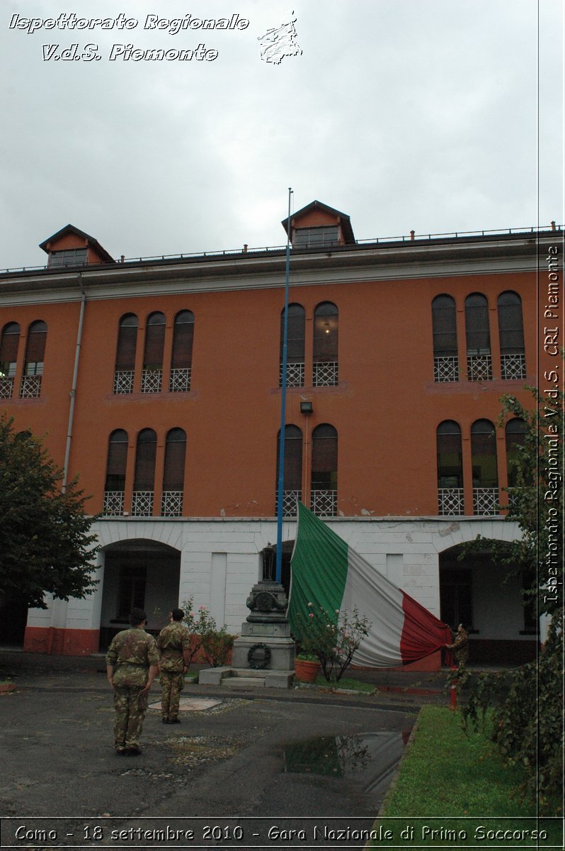 Como - 18 settembre 2010 - Gara Nazionale di Primo Soccorso -  Croce Rossa Italiana - Ispettorato Regionale Volontari del Soccorso Piemonte