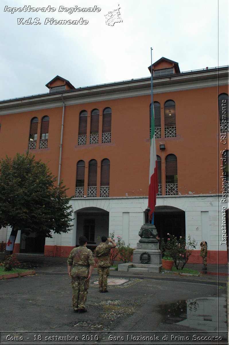 Como - 18 settembre 2010 - Gara Nazionale di Primo Soccorso -  Croce Rossa Italiana - Ispettorato Regionale Volontari del Soccorso Piemonte