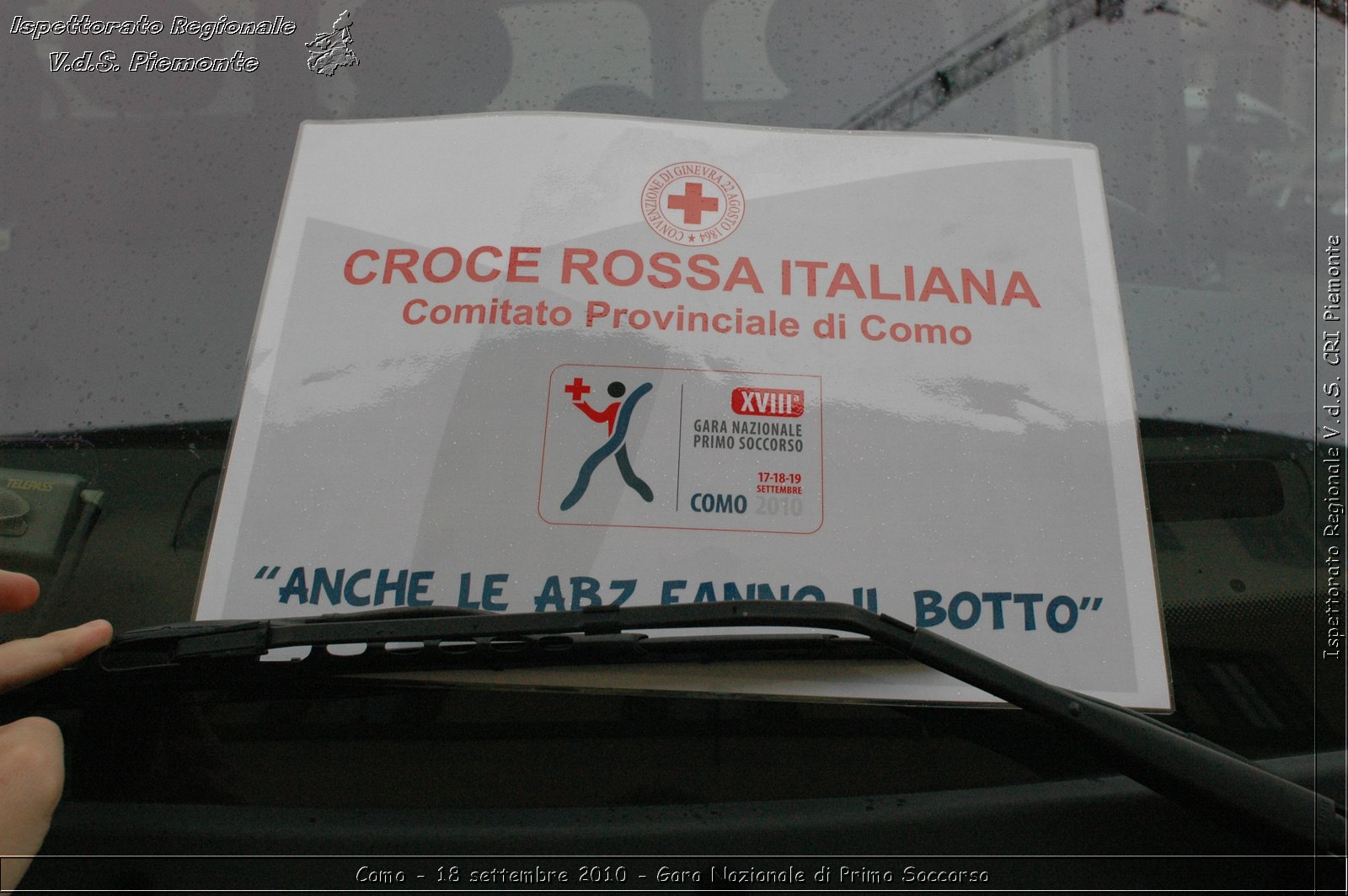 Como - 18 settembre 2010 - Gara Nazionale di Primo Soccorso -  Croce Rossa Italiana - Ispettorato Regionale Volontari del Soccorso Piemonte