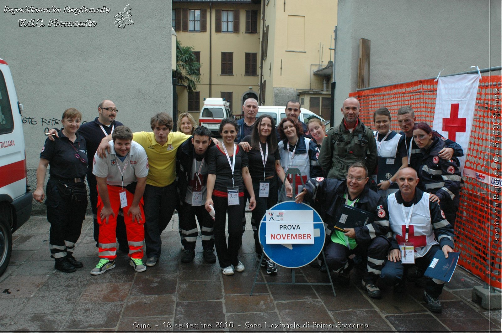 Como - 18 settembre 2010 - Gara Nazionale di Primo Soccorso -  Croce Rossa Italiana - Ispettorato Regionale Volontari del Soccorso Piemonte