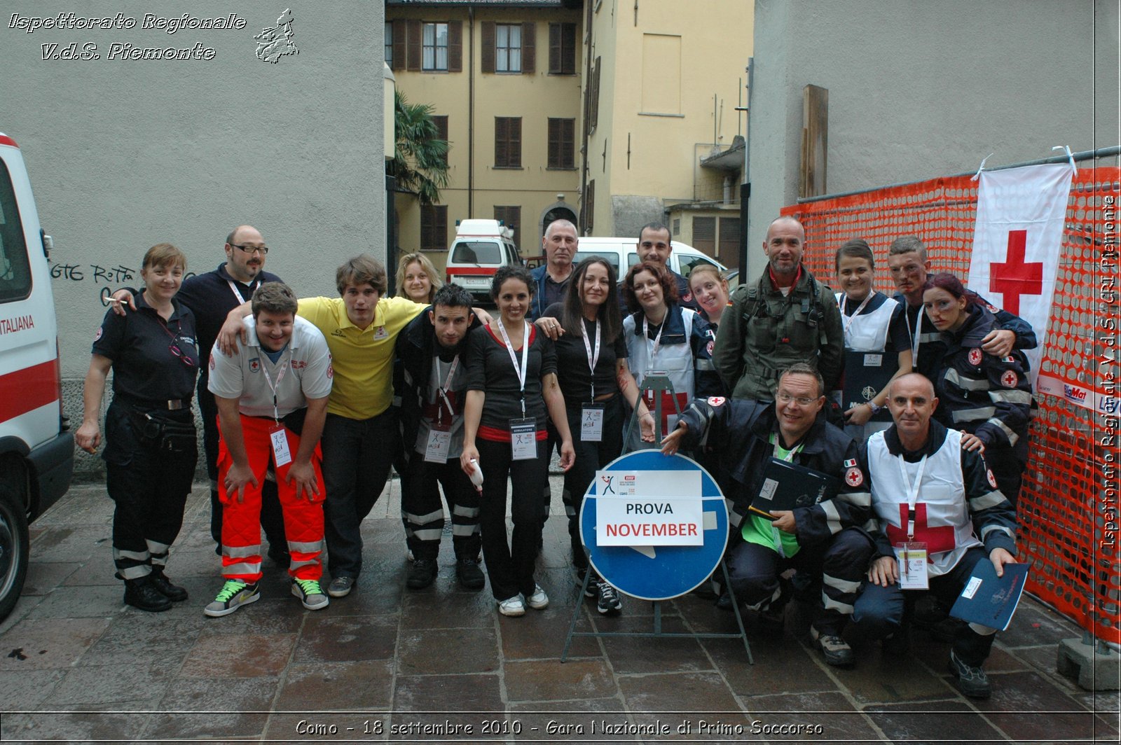 Como - 18 settembre 2010 - Gara Nazionale di Primo Soccorso -  Croce Rossa Italiana - Ispettorato Regionale Volontari del Soccorso Piemonte