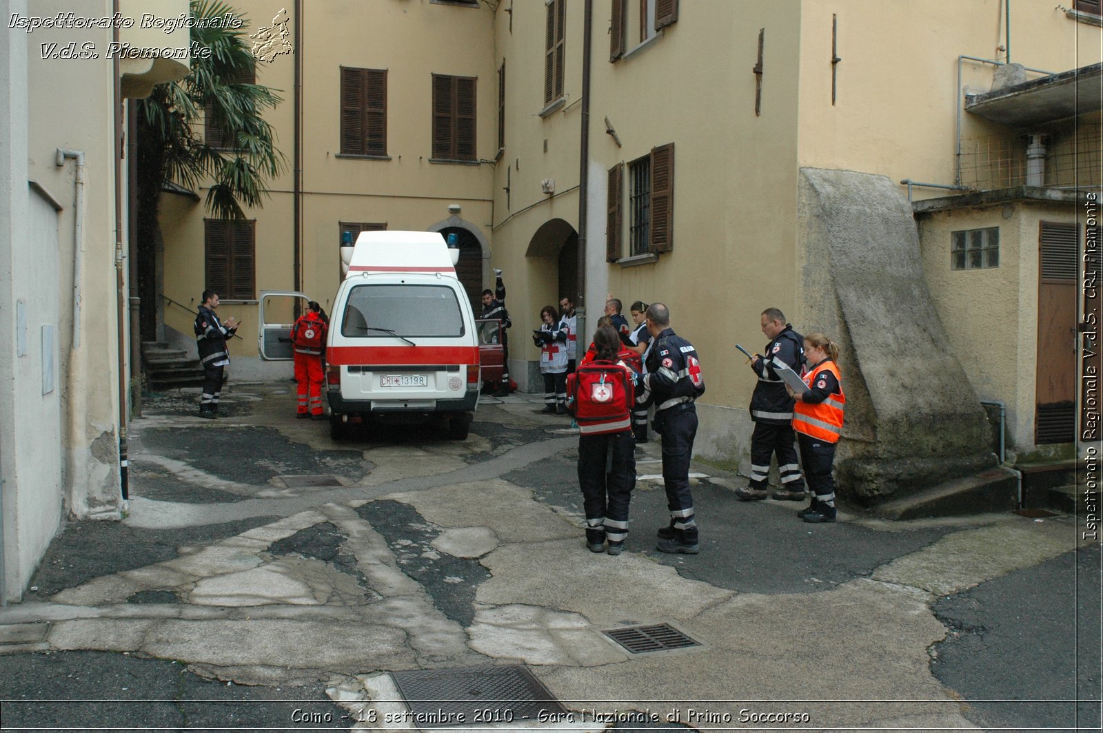 Como - 18 settembre 2010 - Gara Nazionale di Primo Soccorso -  Croce Rossa Italiana - Ispettorato Regionale Volontari del Soccorso Piemonte