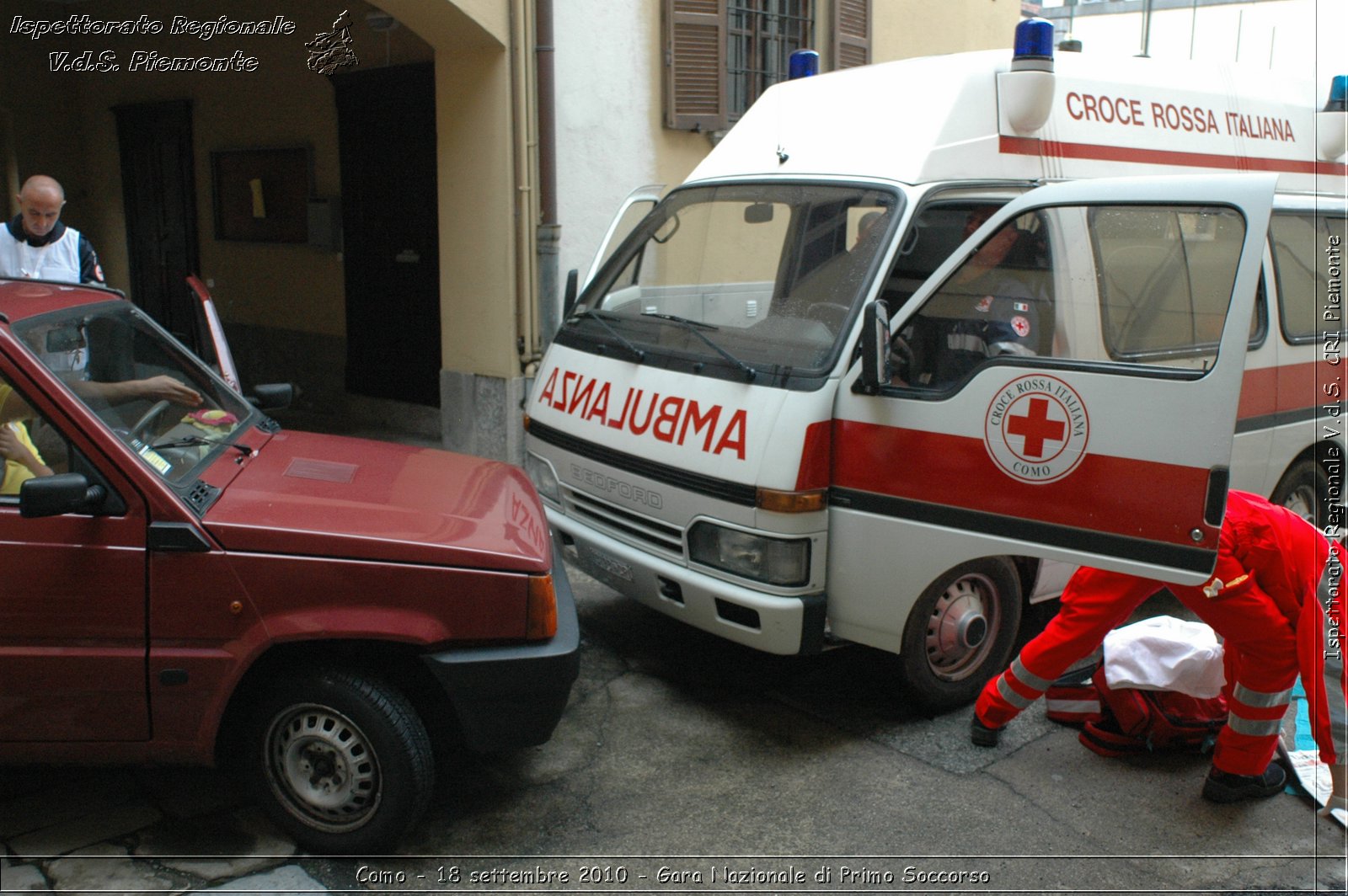 Como - 18 settembre 2010 - Gara Nazionale di Primo Soccorso -  Croce Rossa Italiana - Ispettorato Regionale Volontari del Soccorso Piemonte