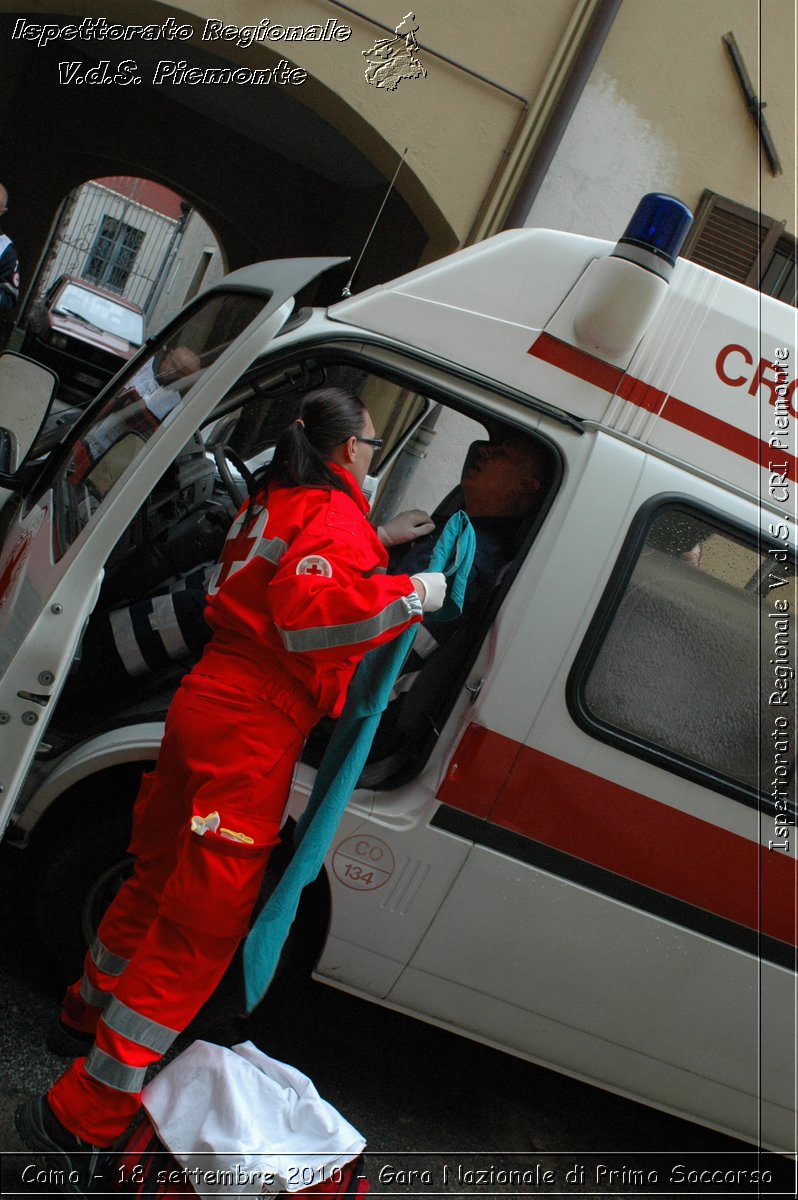 Como - 18 settembre 2010 - Gara Nazionale di Primo Soccorso -  Croce Rossa Italiana - Ispettorato Regionale Volontari del Soccorso Piemonte