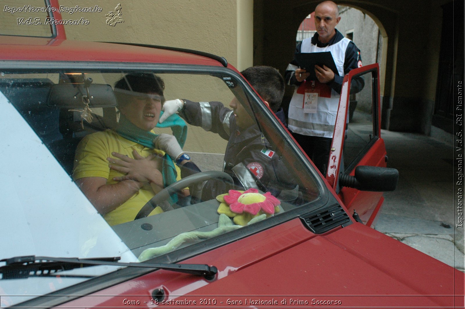 Como - 18 settembre 2010 - Gara Nazionale di Primo Soccorso -  Croce Rossa Italiana - Ispettorato Regionale Volontari del Soccorso Piemonte