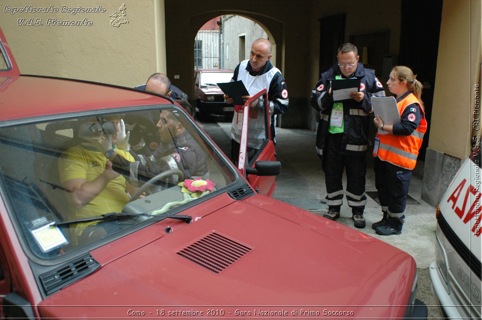 Como - 18 settembre 2010 - Gara Nazionale di Primo Soccorso -  Croce Rossa Italiana - Ispettorato Regionale Volontari del Soccorso Piemonte