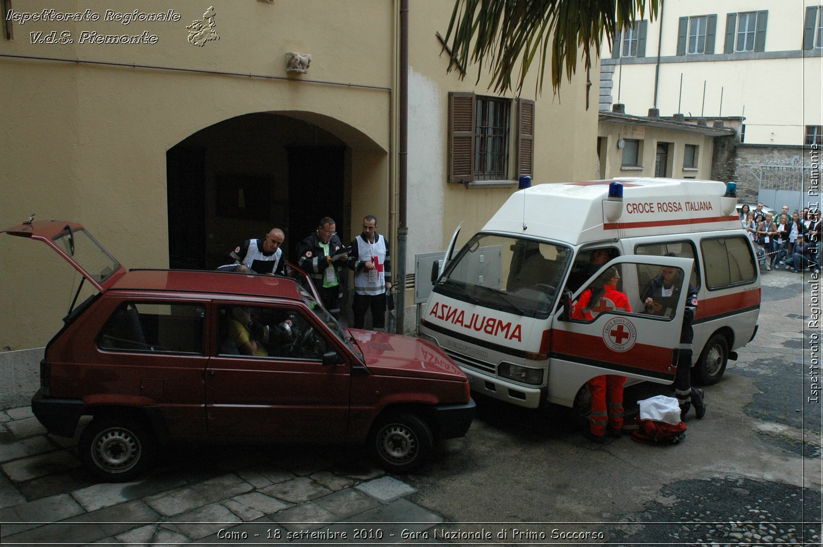 Como - 18 settembre 2010 - Gara Nazionale di Primo Soccorso -  Croce Rossa Italiana - Ispettorato Regionale Volontari del Soccorso Piemonte