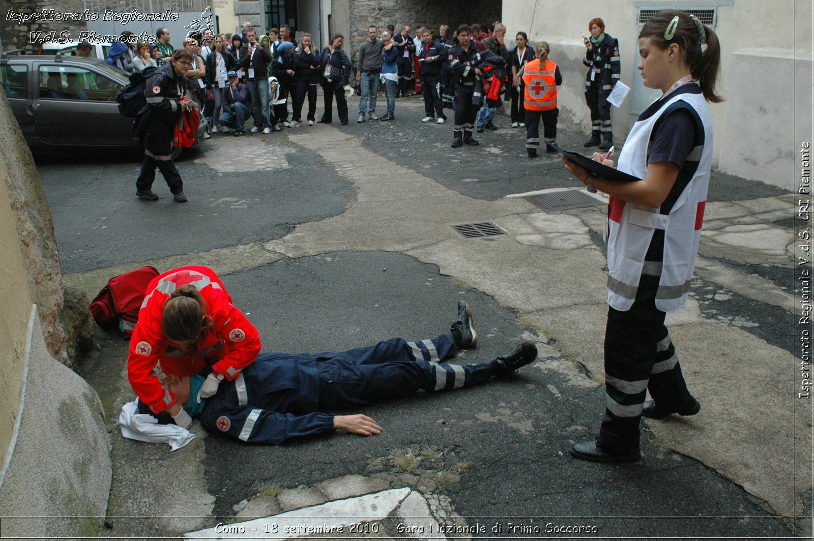 Como - 18 settembre 2010 - Gara Nazionale di Primo Soccorso -  Croce Rossa Italiana - Ispettorato Regionale Volontari del Soccorso Piemonte