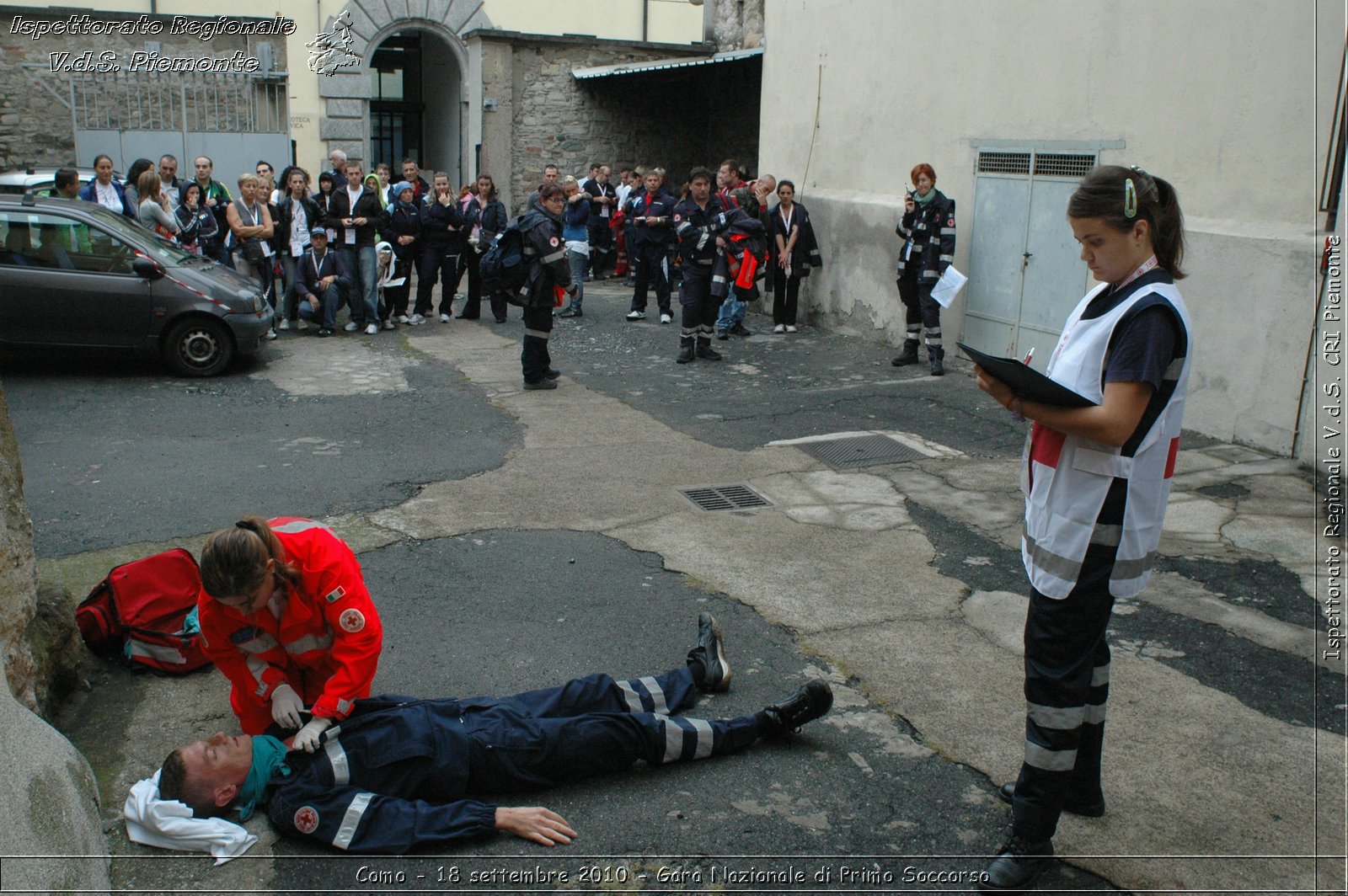 Como - 18 settembre 2010 - Gara Nazionale di Primo Soccorso -  Croce Rossa Italiana - Ispettorato Regionale Volontari del Soccorso Piemonte