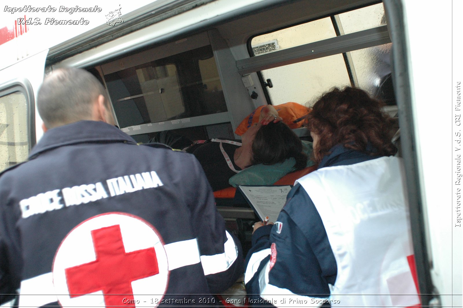 Como - 18 settembre 2010 - Gara Nazionale di Primo Soccorso -  Croce Rossa Italiana - Ispettorato Regionale Volontari del Soccorso Piemonte