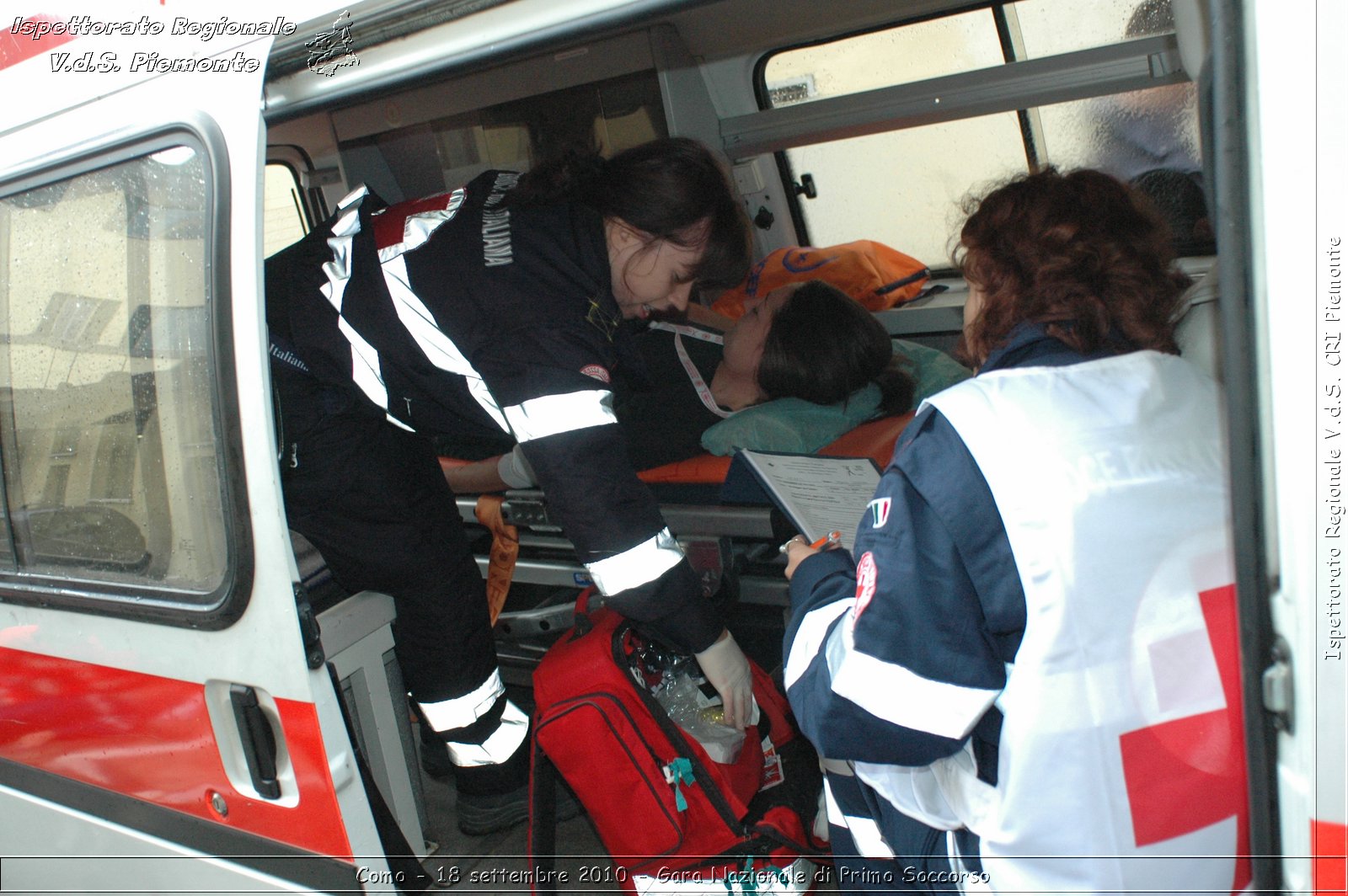 Como - 18 settembre 2010 - Gara Nazionale di Primo Soccorso -  Croce Rossa Italiana - Ispettorato Regionale Volontari del Soccorso Piemonte