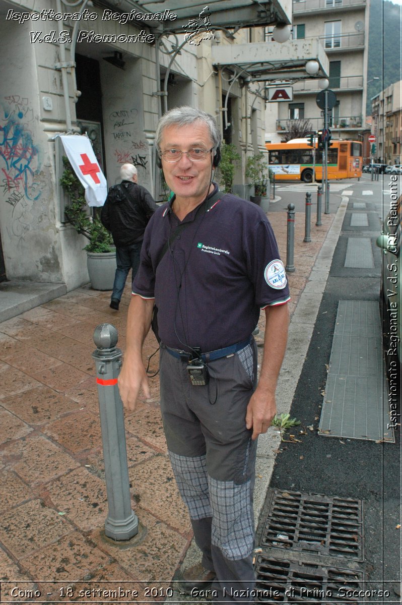 Como - 18 settembre 2010 - Gara Nazionale di Primo Soccorso -  Croce Rossa Italiana - Ispettorato Regionale Volontari del Soccorso Piemonte