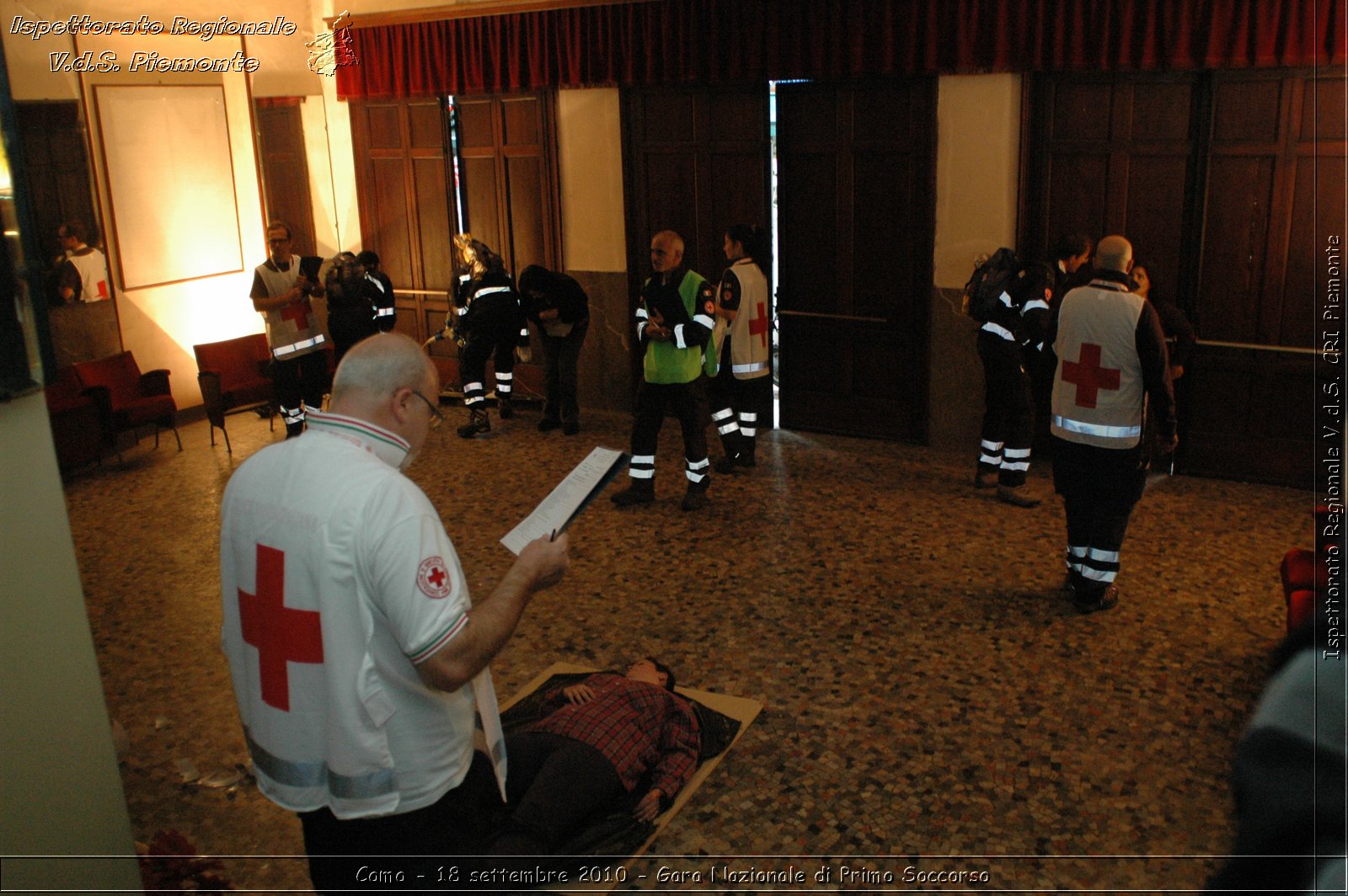 Como - 18 settembre 2010 - Gara Nazionale di Primo Soccorso -  Croce Rossa Italiana - Ispettorato Regionale Volontari del Soccorso Piemonte