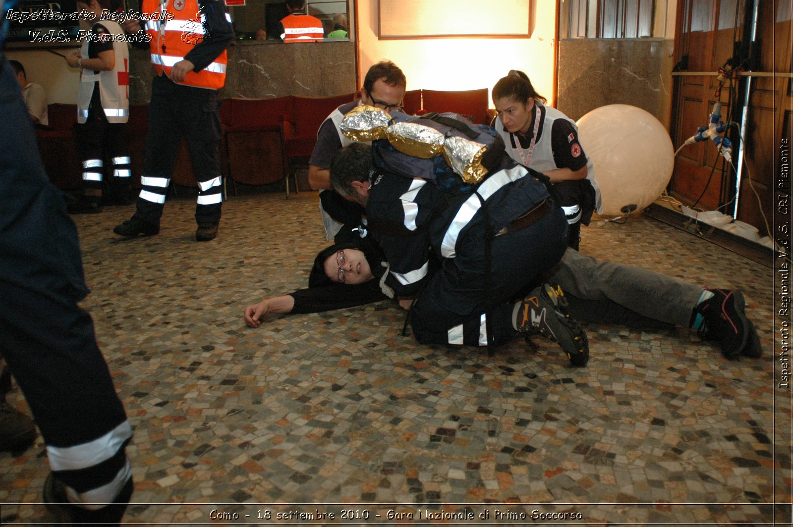 Como - 18 settembre 2010 - Gara Nazionale di Primo Soccorso -  Croce Rossa Italiana - Ispettorato Regionale Volontari del Soccorso Piemonte