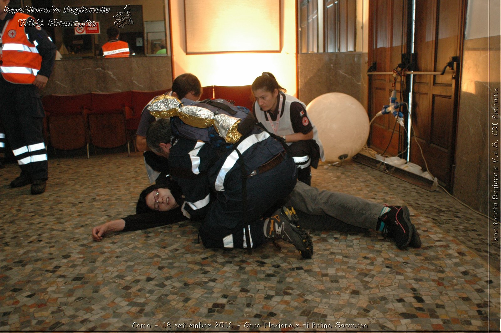 Como - 18 settembre 2010 - Gara Nazionale di Primo Soccorso -  Croce Rossa Italiana - Ispettorato Regionale Volontari del Soccorso Piemonte