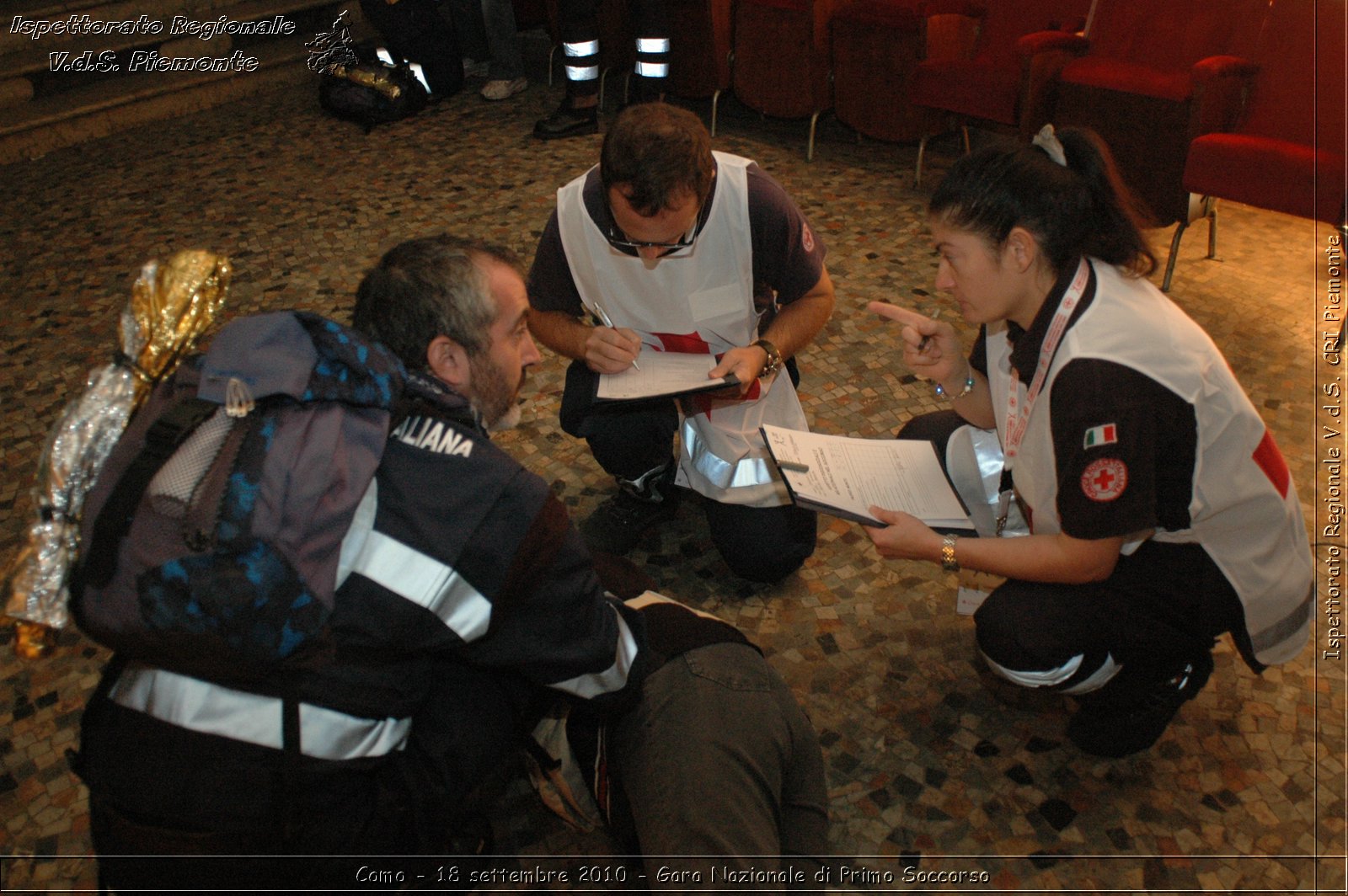 Como - 18 settembre 2010 - Gara Nazionale di Primo Soccorso -  Croce Rossa Italiana - Ispettorato Regionale Volontari del Soccorso Piemonte