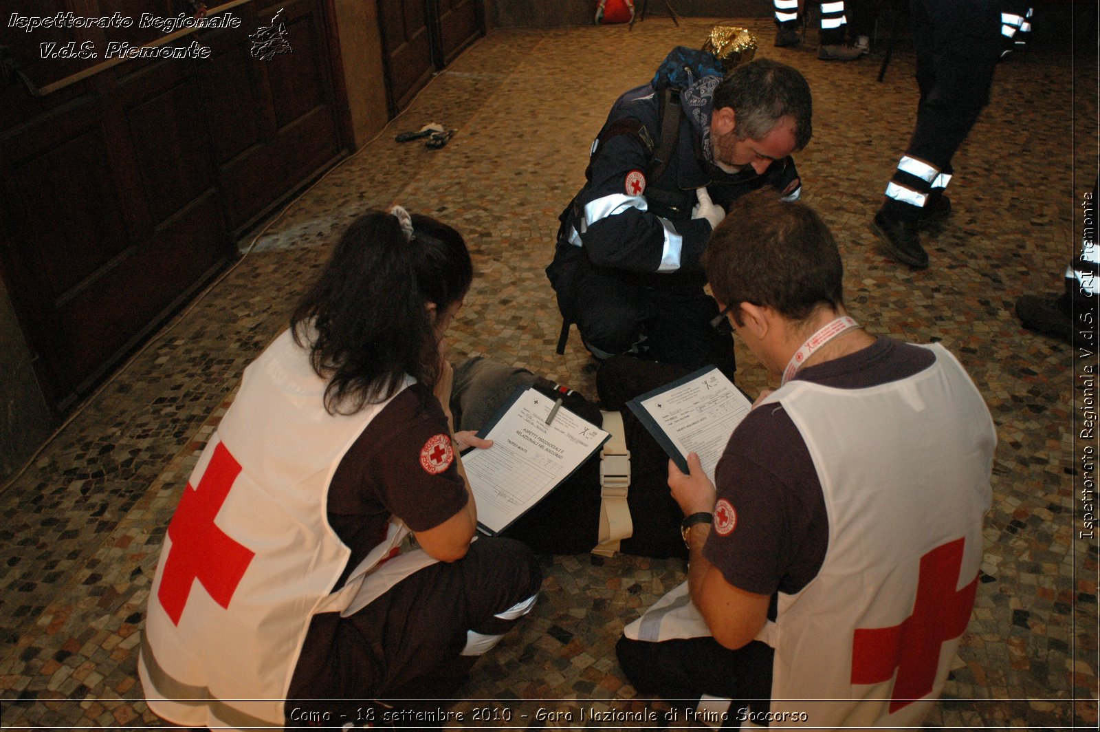 Como - 18 settembre 2010 - Gara Nazionale di Primo Soccorso -  Croce Rossa Italiana - Ispettorato Regionale Volontari del Soccorso Piemonte