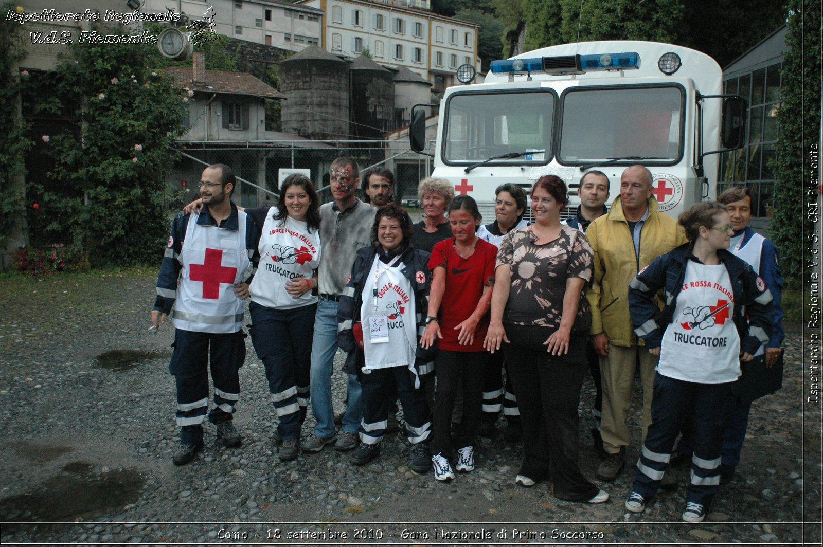 Como - 18 settembre 2010 - Gara Nazionale di Primo Soccorso -  Croce Rossa Italiana - Ispettorato Regionale Volontari del Soccorso Piemonte