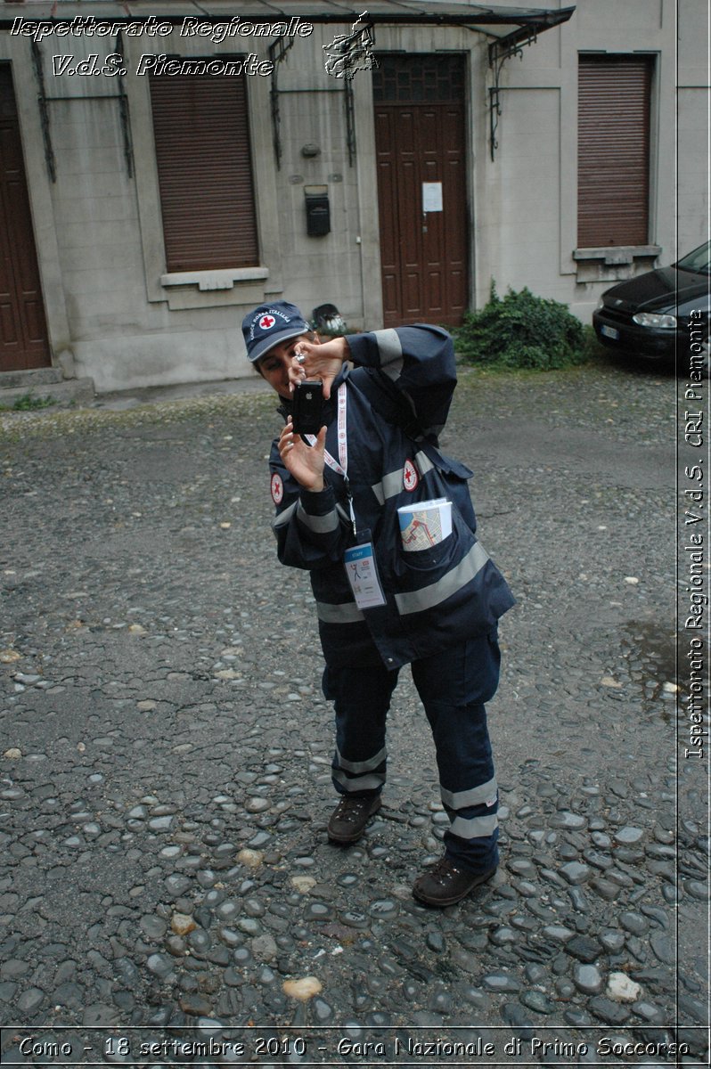 Como - 18 settembre 2010 - Gara Nazionale di Primo Soccorso -  Croce Rossa Italiana - Ispettorato Regionale Volontari del Soccorso Piemonte