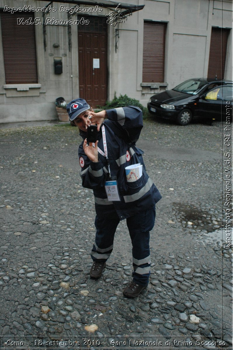 Como - 18 settembre 2010 - Gara Nazionale di Primo Soccorso -  Croce Rossa Italiana - Ispettorato Regionale Volontari del Soccorso Piemonte