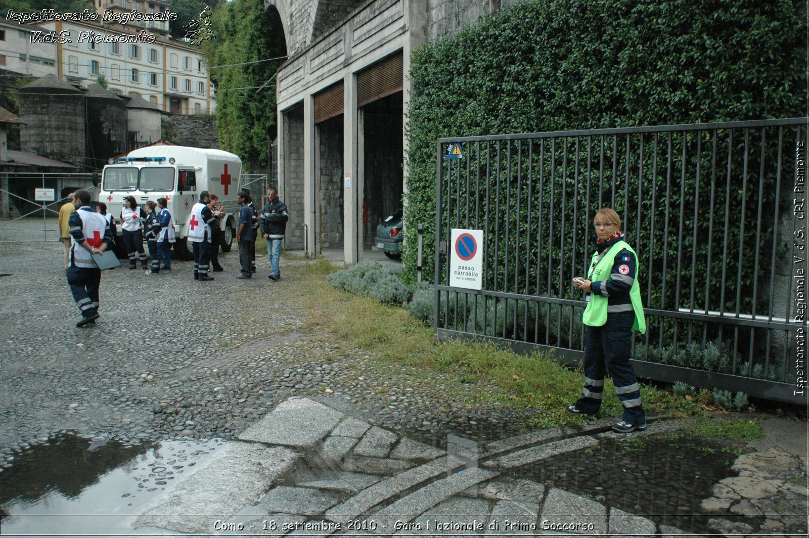 Como - 18 settembre 2010 - Gara Nazionale di Primo Soccorso -  Croce Rossa Italiana - Ispettorato Regionale Volontari del Soccorso Piemonte