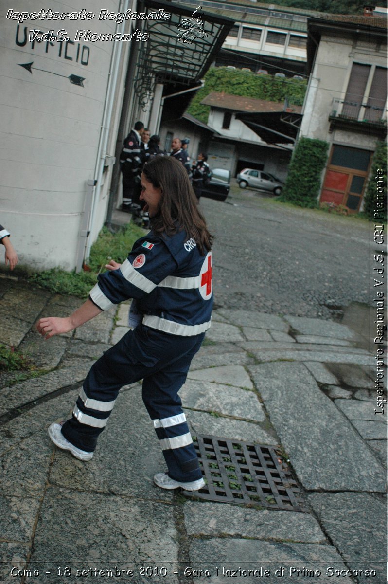 Como - 18 settembre 2010 - Gara Nazionale di Primo Soccorso -  Croce Rossa Italiana - Ispettorato Regionale Volontari del Soccorso Piemonte