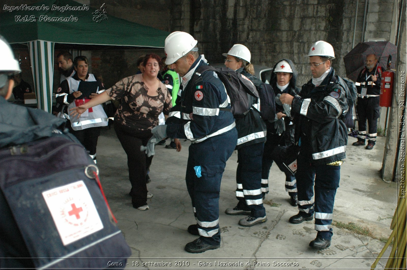 Como - 18 settembre 2010 - Gara Nazionale di Primo Soccorso -  Croce Rossa Italiana - Ispettorato Regionale Volontari del Soccorso Piemonte