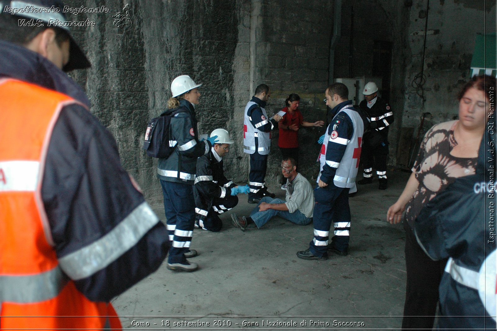 Como - 18 settembre 2010 - Gara Nazionale di Primo Soccorso -  Croce Rossa Italiana - Ispettorato Regionale Volontari del Soccorso Piemonte