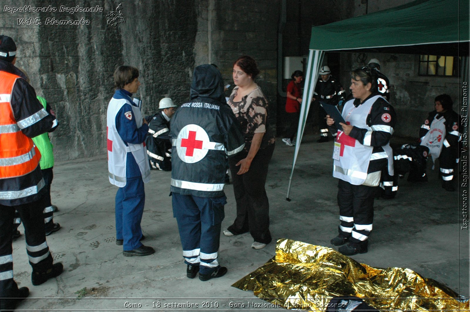 Como - 18 settembre 2010 - Gara Nazionale di Primo Soccorso -  Croce Rossa Italiana - Ispettorato Regionale Volontari del Soccorso Piemonte