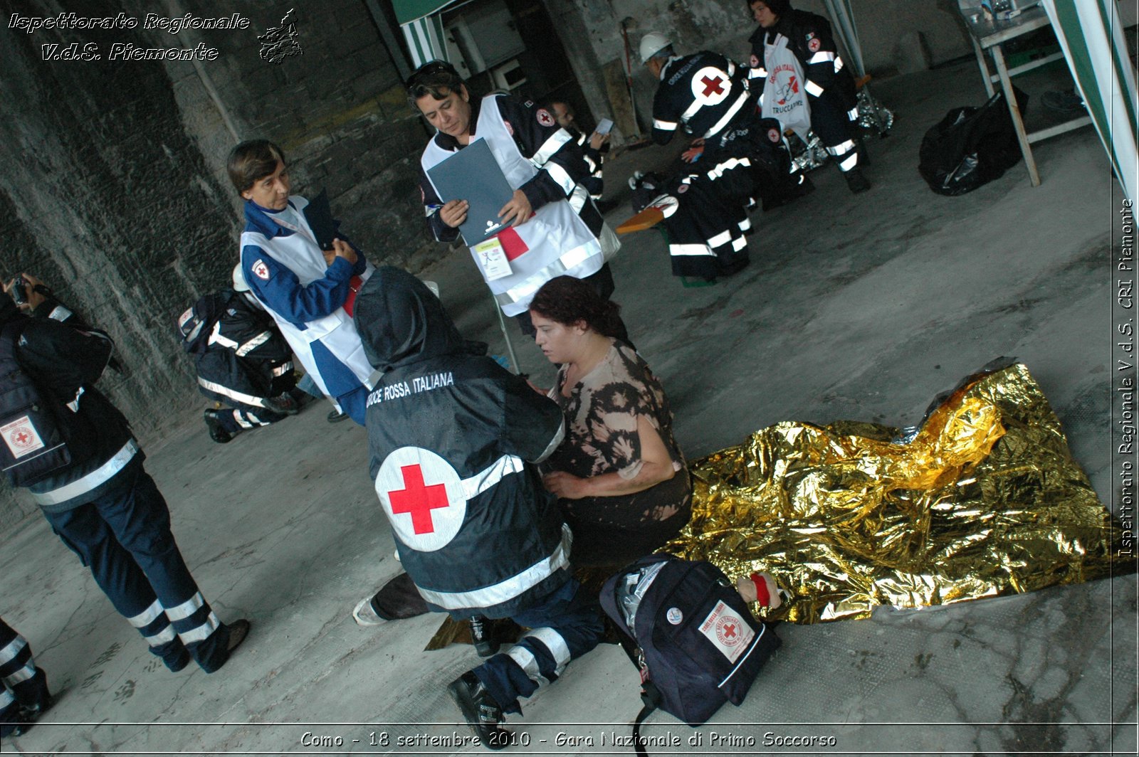 Como - 18 settembre 2010 - Gara Nazionale di Primo Soccorso -  Croce Rossa Italiana - Ispettorato Regionale Volontari del Soccorso Piemonte