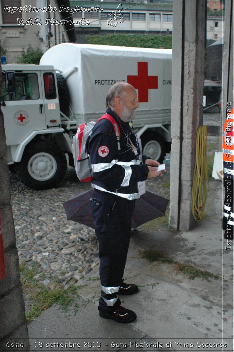 Como - 18 settembre 2010 - Gara Nazionale di Primo Soccorso -  Croce Rossa Italiana - Ispettorato Regionale Volontari del Soccorso Piemonte