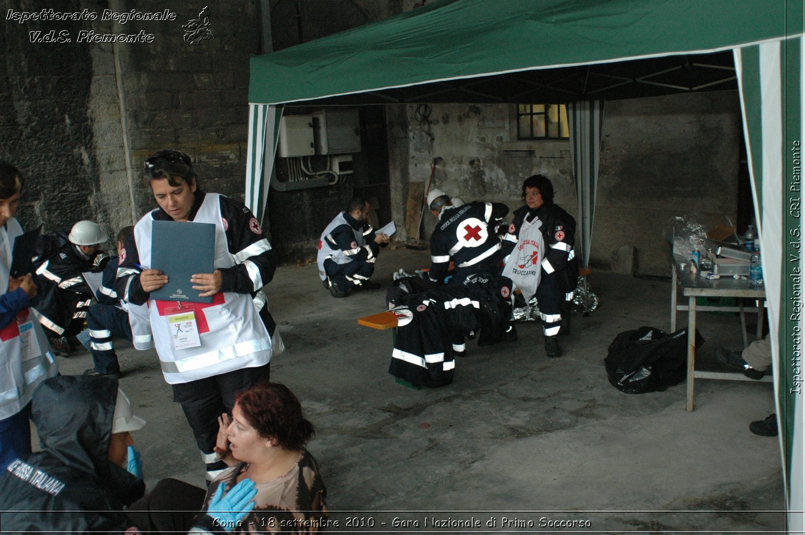 Como - 18 settembre 2010 - Gara Nazionale di Primo Soccorso -  Croce Rossa Italiana - Ispettorato Regionale Volontari del Soccorso Piemonte